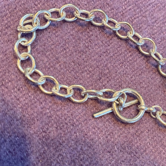 Seaglass & Sterling Silver Bracelet - Picture 7 of 8